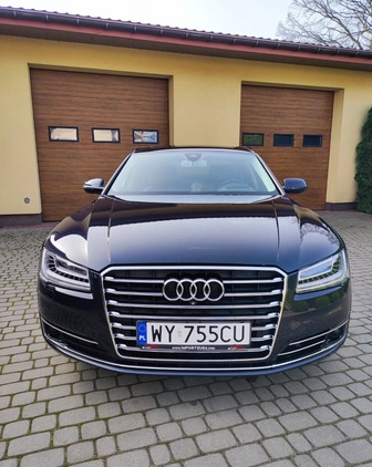 Audi A8 cena 103900 przebieg: 106600, rok produkcji 2014 z Warszawa małe 56